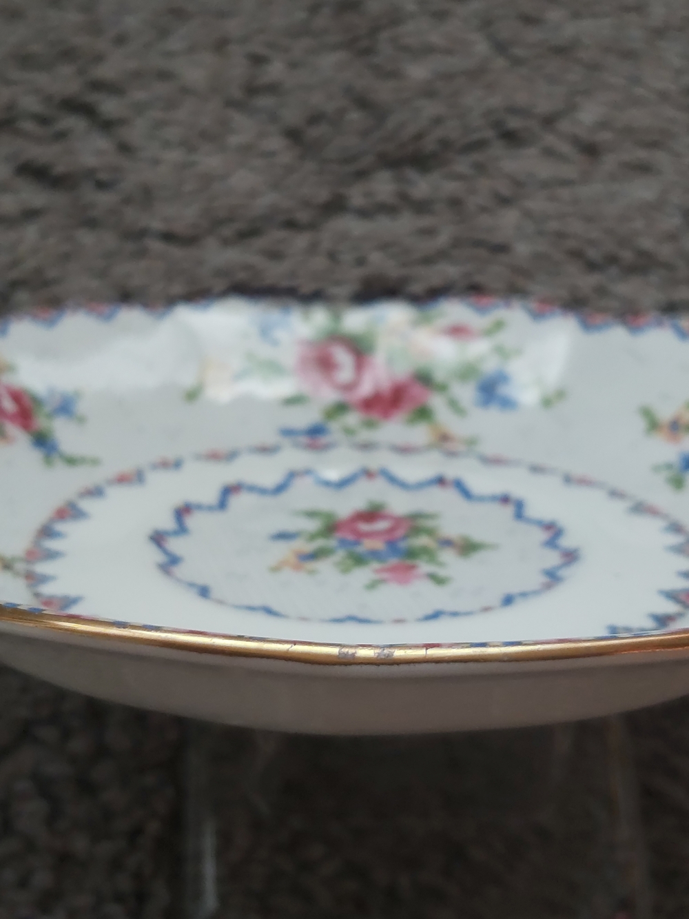 Vintage Royal Albert Petit Point Teacup and Saucer England Bone China Reg 778676 - Picture 16 of 16